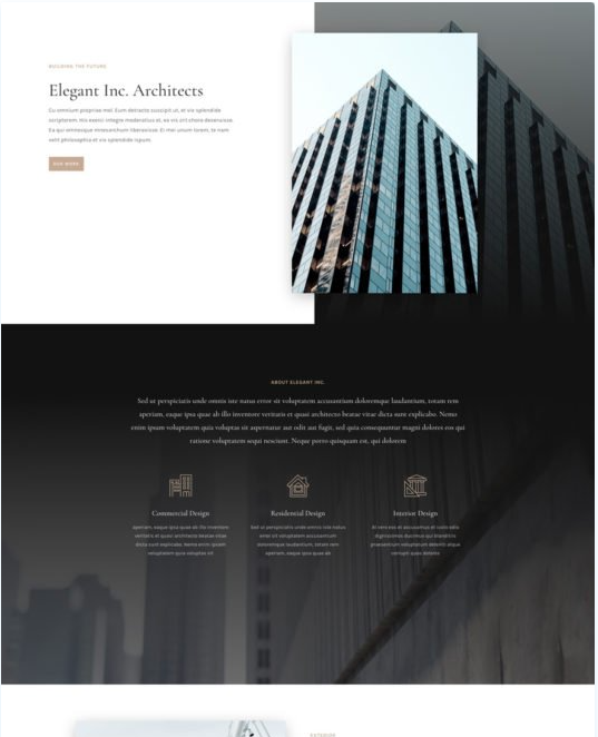 strona Internetowa dla architekta
