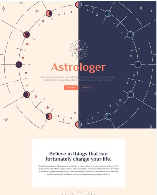 strona Internetowa dla astrologa
