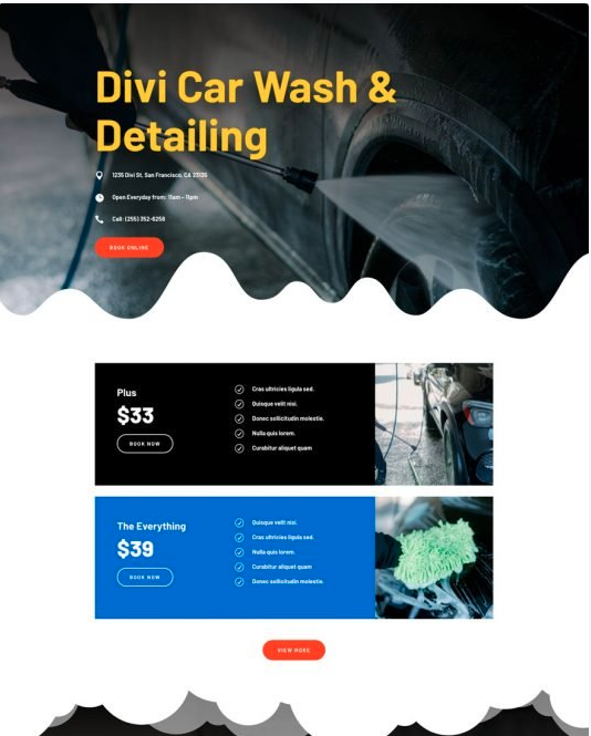 strona Internetowa dla myjni samochodowej