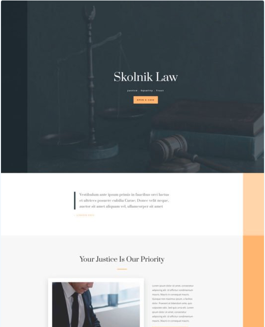 strona Internetowa dla prawnika