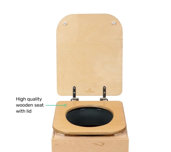 Toaleta kompostująca TeraBloem drewniana deska sedesowa