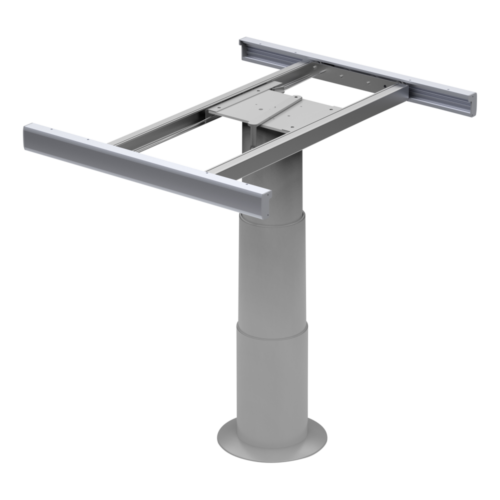 teleskopowa podnoszona noga stolu z mozliwoscia przesuwania i obracania blatu cosmo