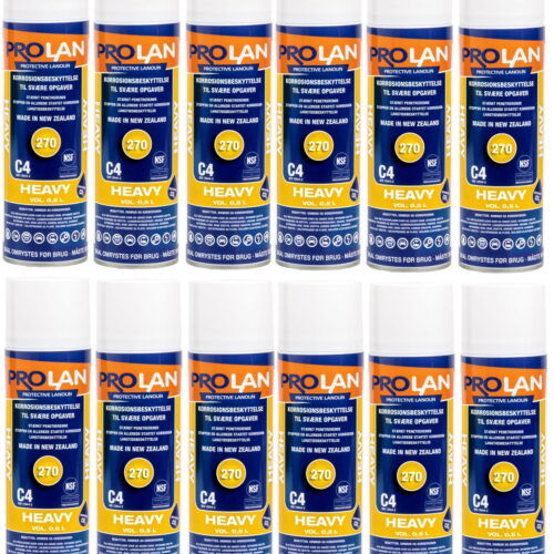 Prolan Heavy 270 SPRAY 0,5 l smar antykorozyjny do konserwacji podwozia karton 12 puszek w sprayu