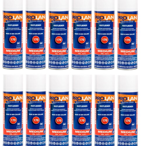 Prolan Medium 170 SPRAY 0,5 l środek antykorozyjny z lanoliną do profili zamkniętych karton 12 sztuk