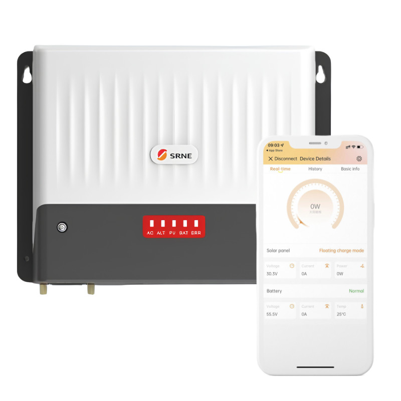 ladowarka 3 w 1 srne siec publiczna pv alternator 30a 6