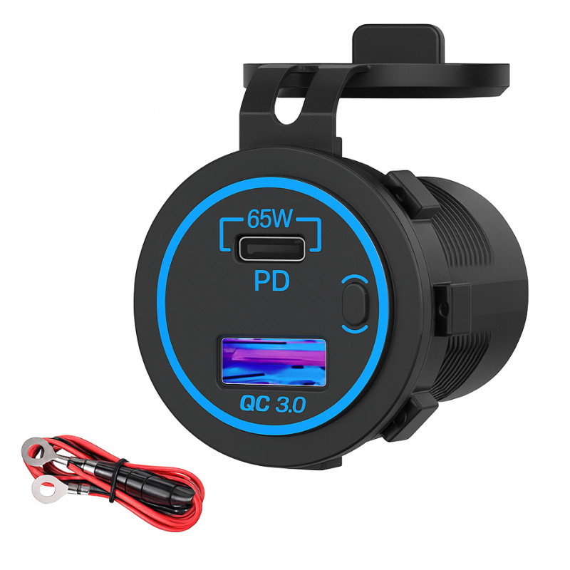 ladowarka usb solvian dual port 65w