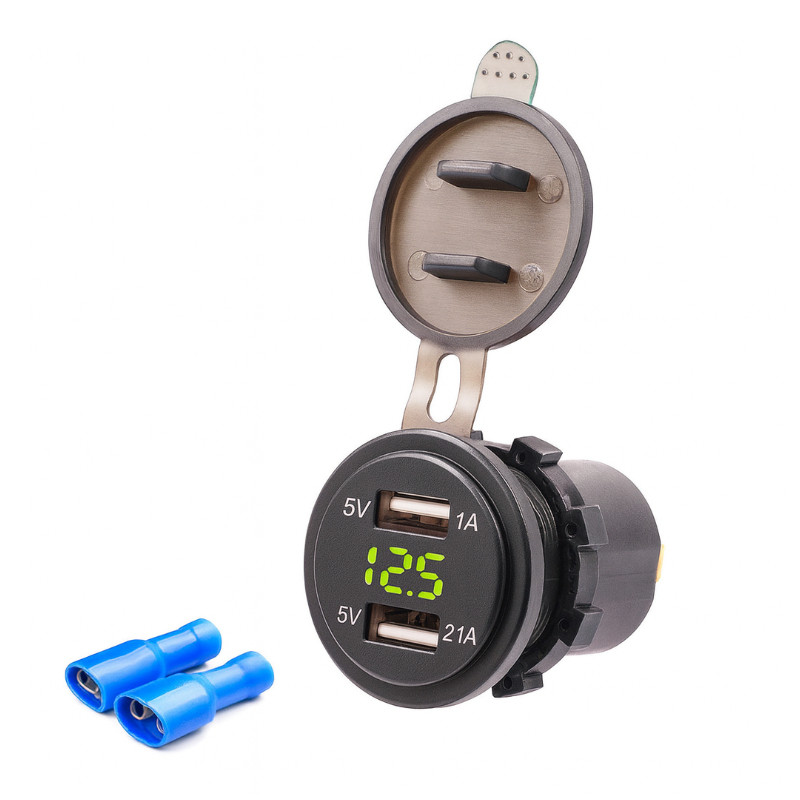 ladowarka usb solvian dual port led