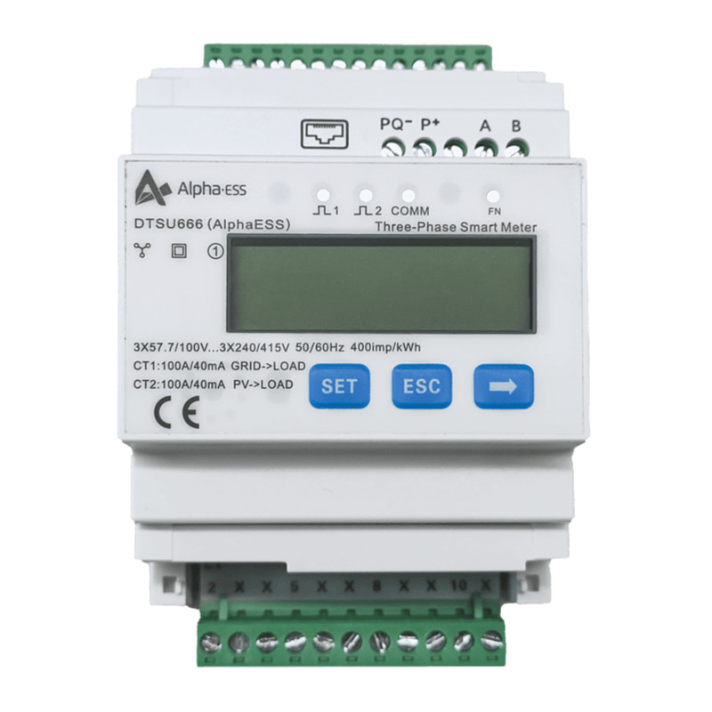 licznik energii alphaess dtsu666 400v z 3 przekladnikami ct 100a