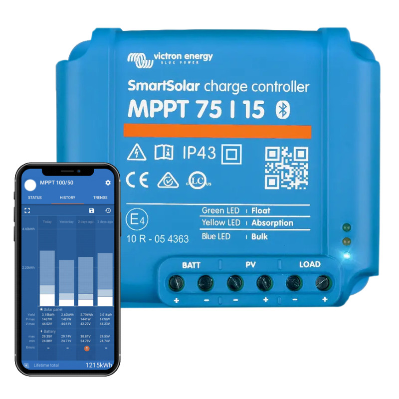 Obrazek produktu SmartSolar MPPT 75/15 (SKU: 2438) importowany z CSV (SunTrack)