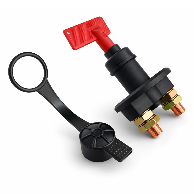 Obrazek produktu Solvian Rozłącznik akumulatora 12/24V 100A M8 (SKU: 4076) importowany z CSV (SunTrack)