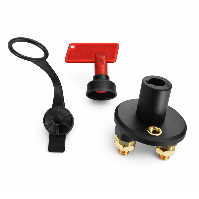 Obrazek produktu Solvian Rozłącznik akumulatora 12/24V 100A M8 (SKU: 4076) importowany z CSV (SunTrack)