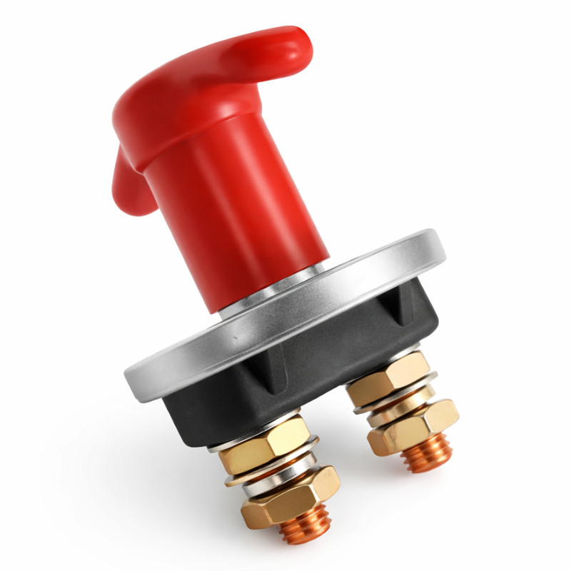 Obrazek produktu Rozłącznik akumulatora Solvian 12/24V 250A ON OFF M10 (SKU: 4078) importowany z CSV (SunTrack)
