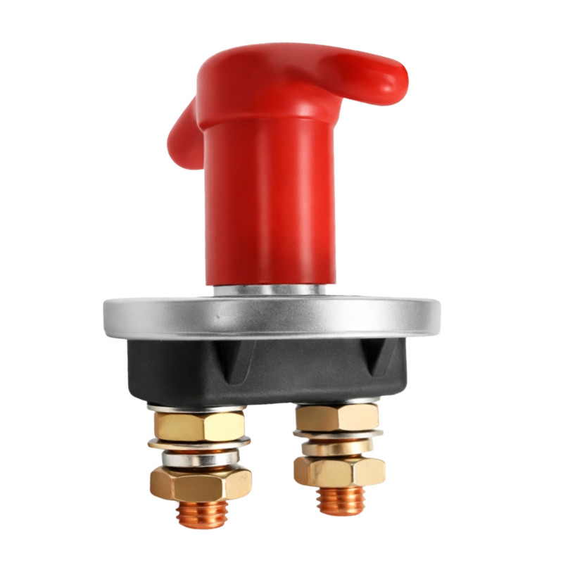 Obrazek produktu Rozłącznik akumulatora Solvian 12/24V 250A ON OFF M10 (SKU: 4078) importowany z CSV (SunTrack)