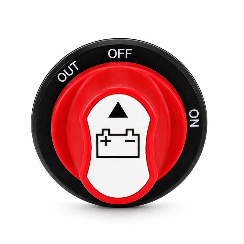 Obrazek produktu Rozłącznik akumulatora Solvian 12/32V 50A ON OFF (SKU: 4071) importowany z CSV (SunTrack)
