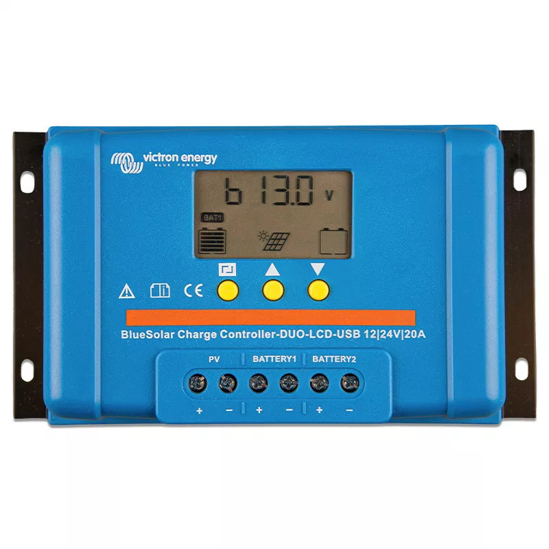 Obrazek produktu Panel słoneczny 2x190W i akumulator żelowy 110Ah z regulatorem LCD (SKU: 1915) importowany z CSV (SunTrack)