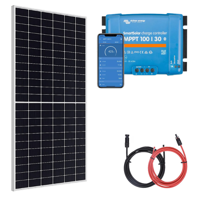 Obrazek produktu Panel słoneczny 455W z regulatorem ładowania 30A MPPT (SKU: 776) importowany z CSV (SunTrack)