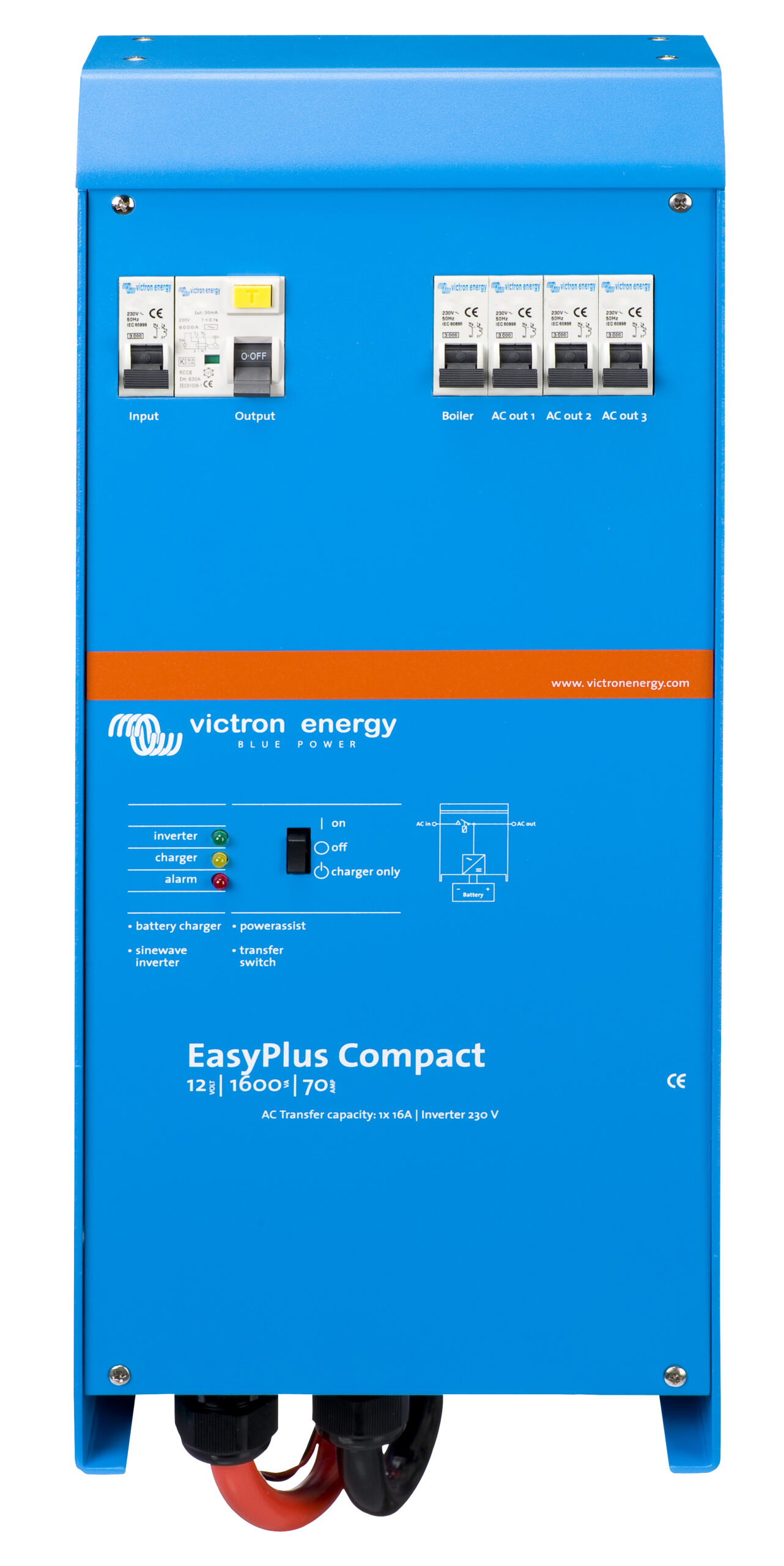 Obrazek produktu EasyPlus Compact 12/1600/70 16 230V VE.Bus (SKU: 16617) importowany z CSV (SunTrack)