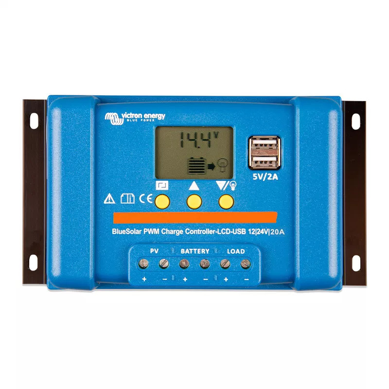 Obrazek produktu Panel słoneczny 2x175W z regulatorem ładowania 20A LCD (SKU: 1914) importowany z CSV (SunTrack)