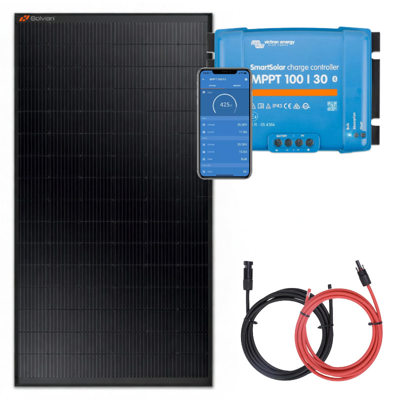 Obrazek produktu Panel słoneczny 435W z regulatorem ładowania 30A MPPT (SKU: 776) importowany z CSV (SunTrack)
