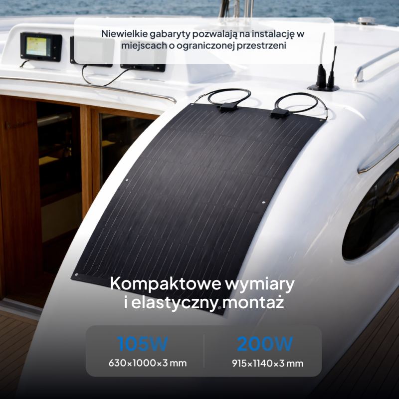 Obrazek produktu Panel słoneczny Elastyczny EPEVER 105W (SKU: 3946) importowany z CSV (SunTrack)